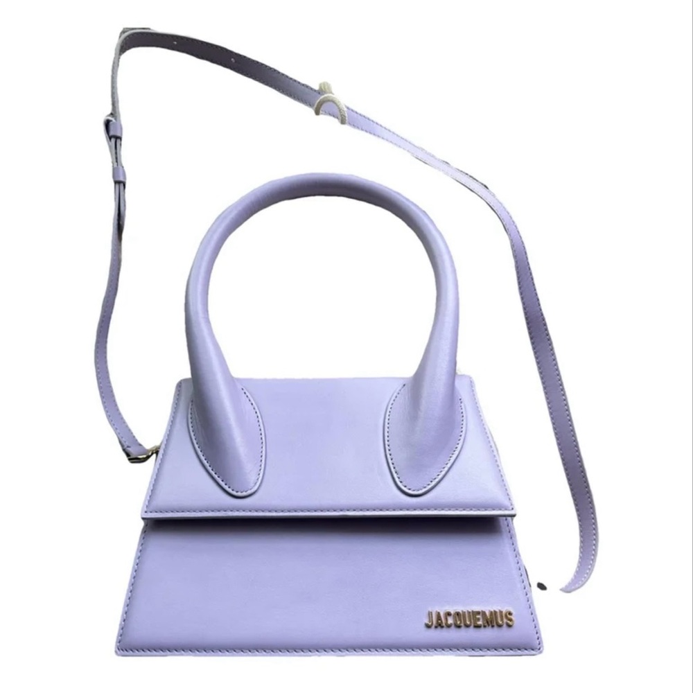 Jacquemus Le Chiquito Moyen tote in purple